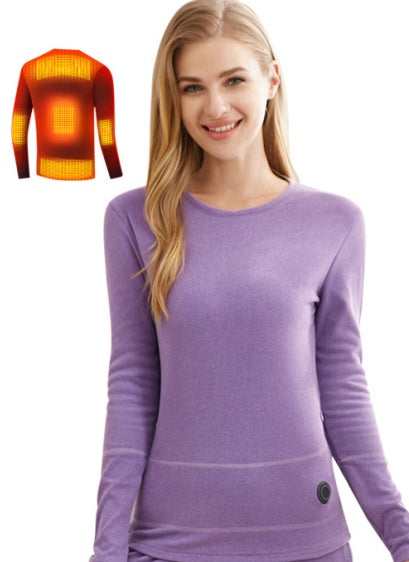 Unisex Electric Heating Thermal Underwear Suit – Intelligent Temperature Control for Autumn & Winter - Dazzling Beauty Solution
