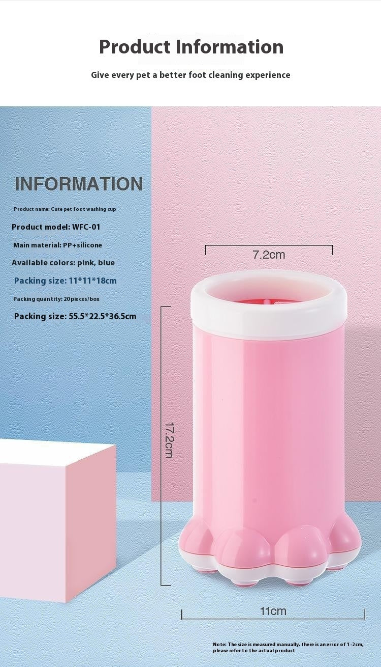 Dog Paw Cleaner Cup – Portable Silicone Pet Foot Washer - Dazzling Beauty Solution