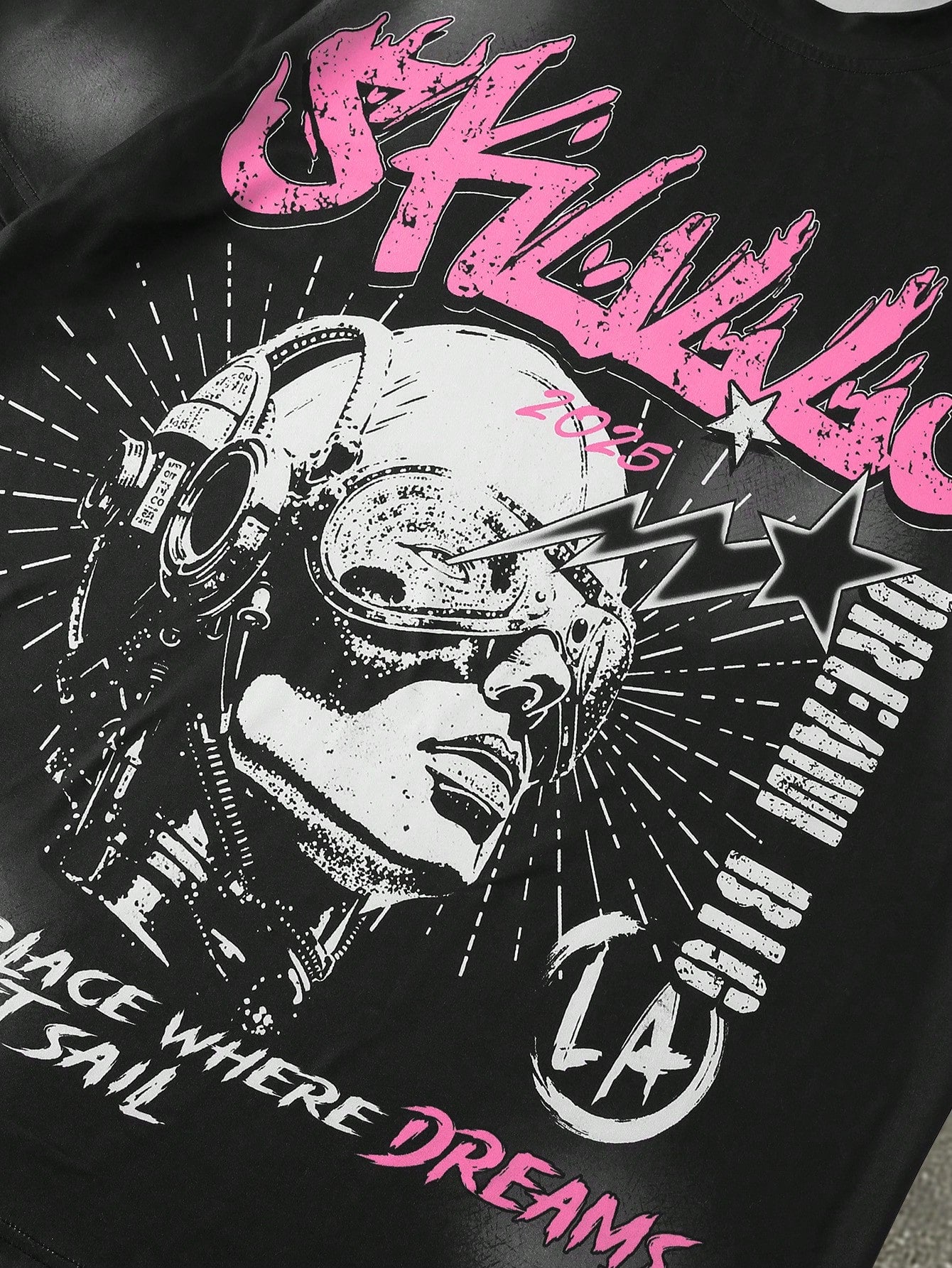 Manfinity EMRG Men'S Summer Casual Person Graphic Print Short Sleeve T-Shirt and Shorts Set Graphic Tees Streetwear