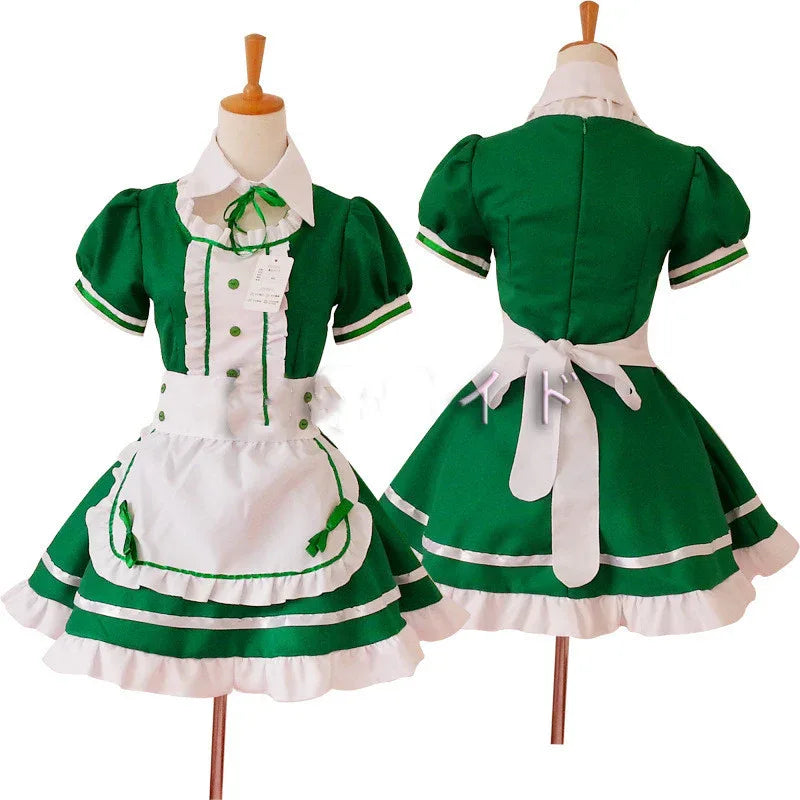 Black and white maid anime costume - Dazzling Beauty Solution
