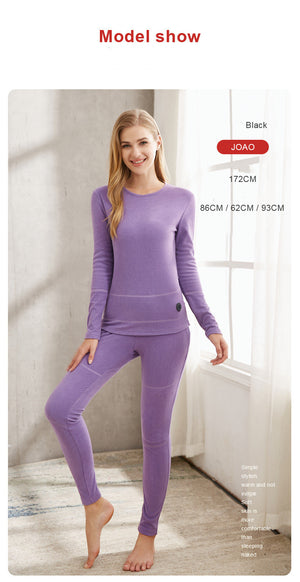 Unisex Electric Heating Thermal Underwear Suit – Intelligent Temperature Control for Autumn & Winter - Dazzling Beauty Solution