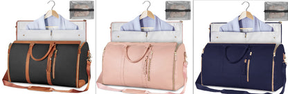 Women’s Large Capacity Travel Duffle Bag – Waterproof Foldable Suit Tote - Dazzling Beauty Solution