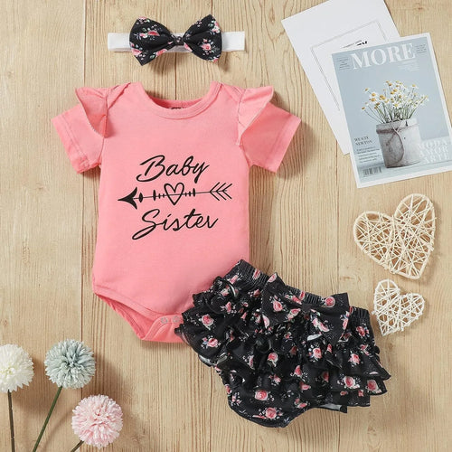 Baby Girl Clothes Stuff Newborn Infant Summer Cute Outfit 0-24 Months - Dazzling Beauty Solution