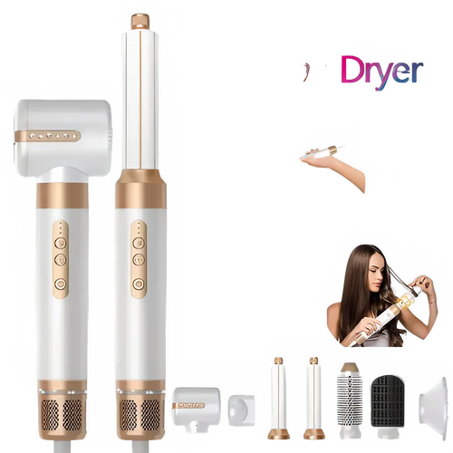 7-in-1 Professional Hair Dryer Styling Kit with Ionic Technology - Dazzling Beauty Solution
