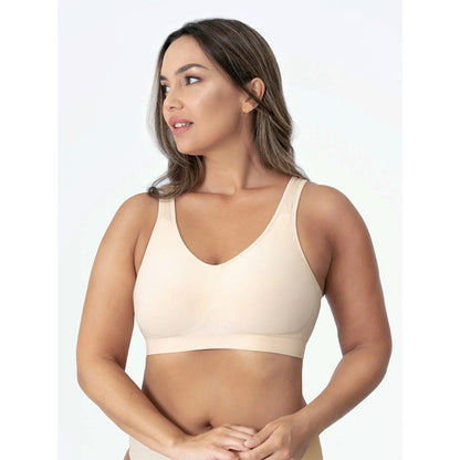 Large Size Seamless Vest Bra – Solid Color Lightweight Support - Dazzling Beauty Solution