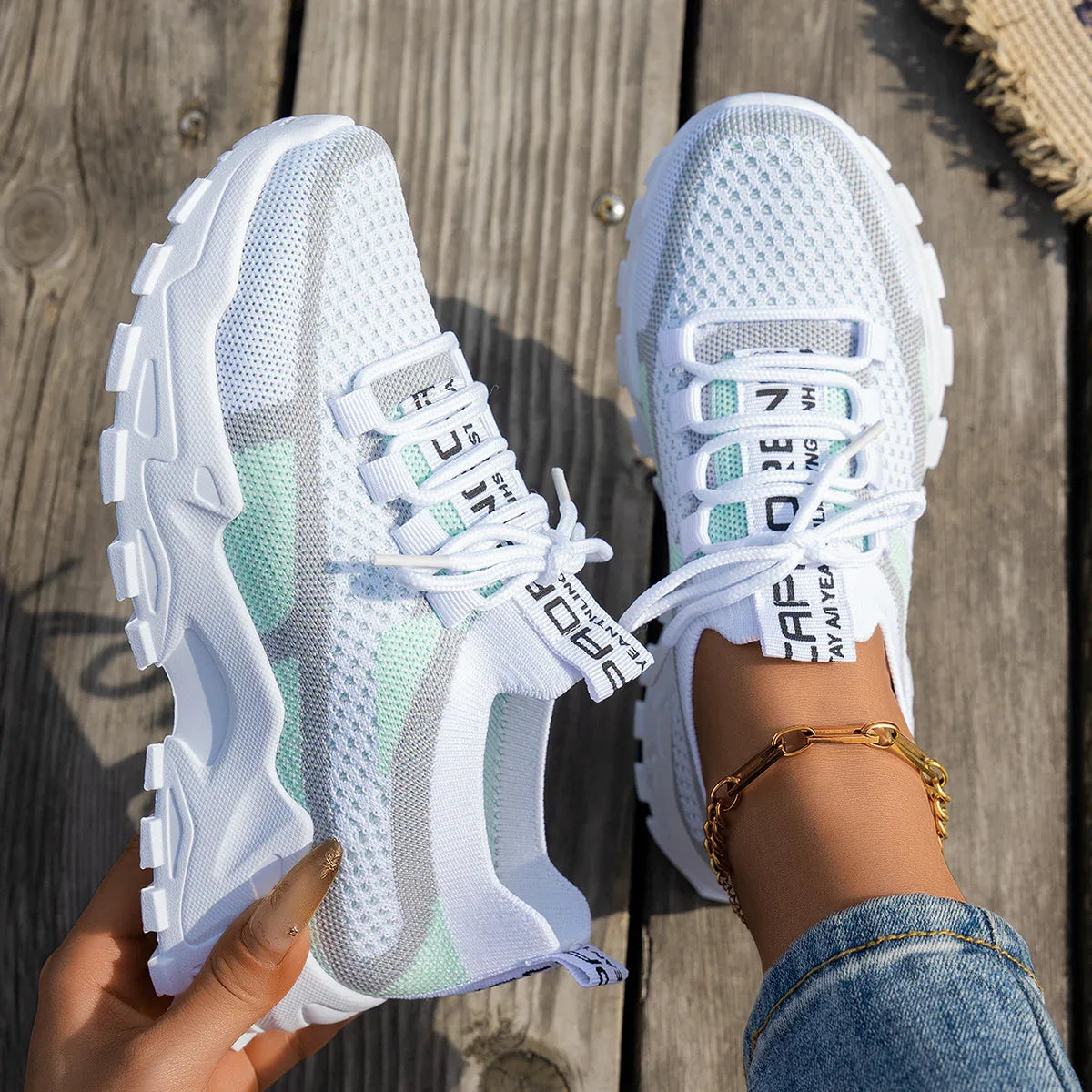 Women’s Breathable Mesh Sneakers for Walking and Running - Dazzling Beauty Solution