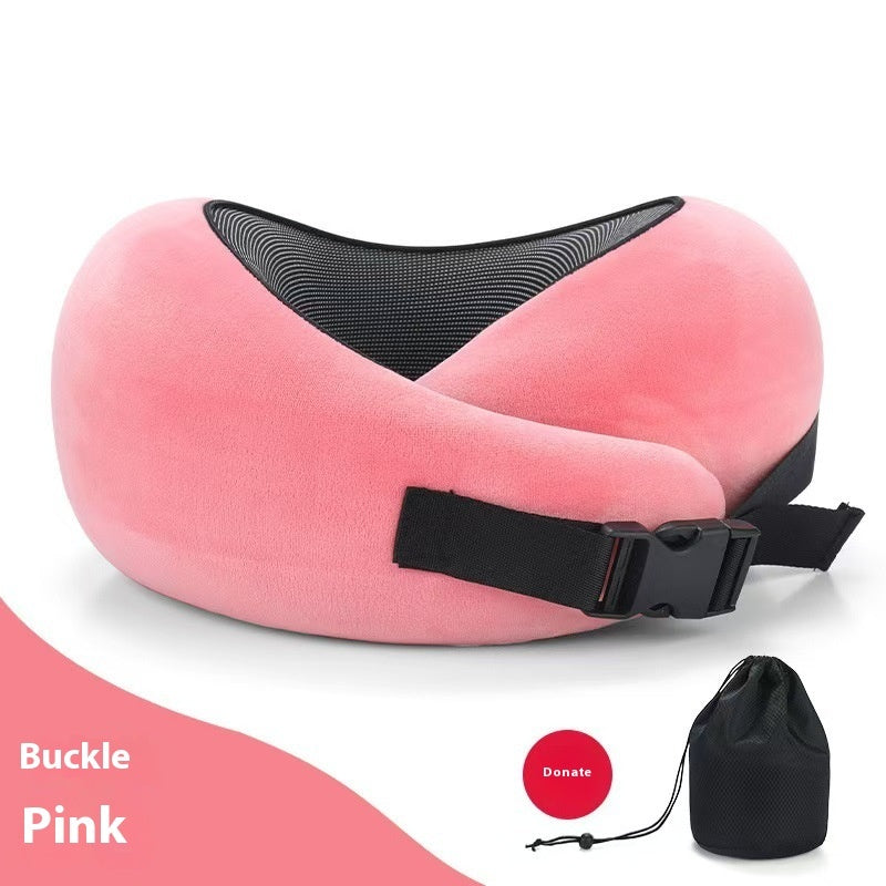 Snail U-Shaped Memory Foam Travel Pillow – 360° Neck Support - Dazzling Beauty Solution