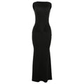 Women's Fashion Sleeveless Pleated High Waist Slim Fit Dress - Dazzling Beauty Solution