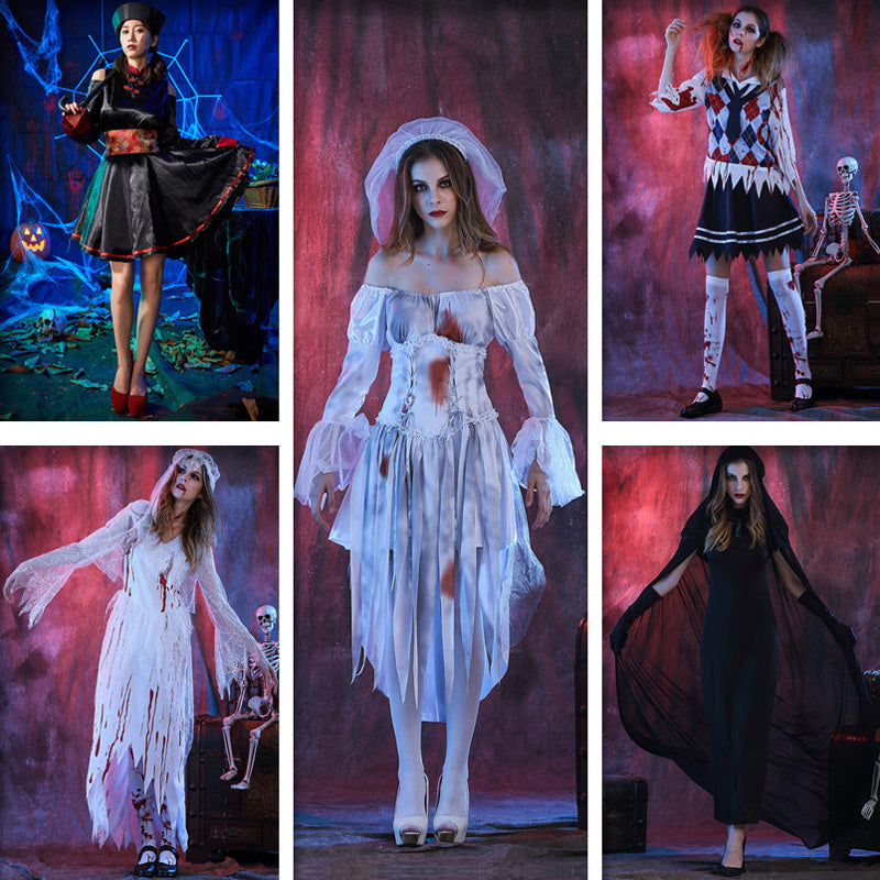 Adult Bride & Groom Halloween Costumes – Scary Couple Dress Up - Dazzling Beauty Solution