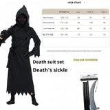 Children's Halloween Cos Costume Death Costume Costumes - Dazzling Beauty Solution