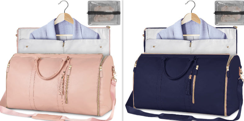 Women’s Large Capacity Travel Duffle Bag – Waterproof Foldable Suit Tote - Dazzling Beauty Solution