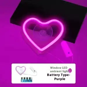 Car Love Light – LED Mood Lamp with Batteries (7 Colors) - Dazzling Beauty Solution