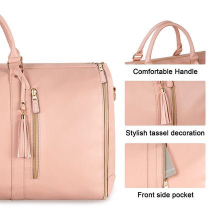 Women’s Large Capacity Travel Duffle Bag – Waterproof Foldable Suit Tote - Dazzling Beauty Solution