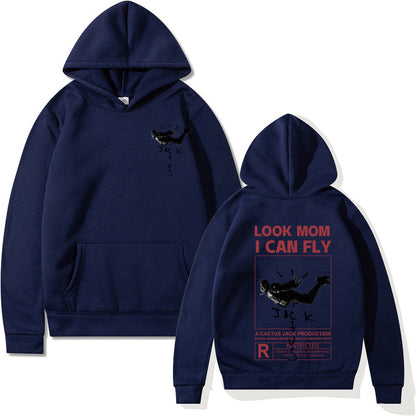 Men’s High Street Loose Print Sweatshirt - Dazzling Beauty Solution