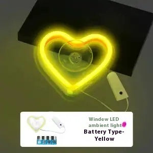 Car Love Light – LED Mood Lamp with Batteries (7 Colors) - Dazzling Beauty Solution