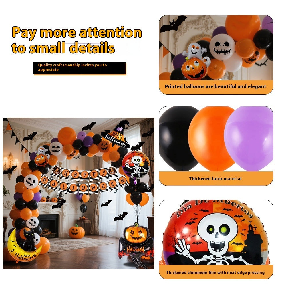 Halloween Hanging Flag Balloon Set Party Decoration Supplies - Dazzling Beauty Solution