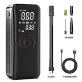 Rechargeable Air Pump Tire Inflator Portable Compressor Digital Cordless Car Tyre Inflator for Motocycle Bicycle Balls - Dazzling Beauty Solution