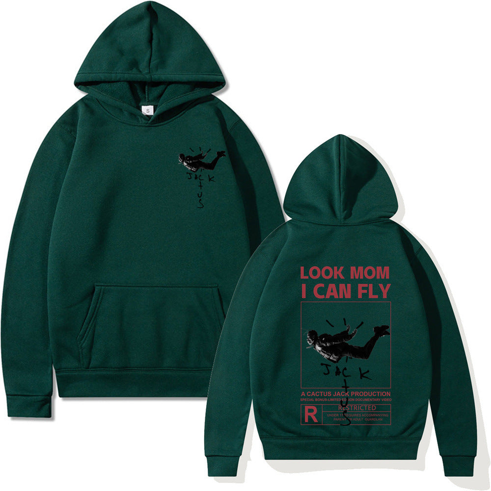 Men’s High Street Loose Print Sweatshirt - Dazzling Beauty Solution