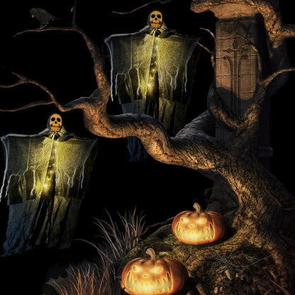 Halloween Decorations Horror Hanging Ghost Skull Skeleton Prop Perfect For Home Outdoor Yard Party Supplies Festival Decorations - Dazzling Beauty Solution