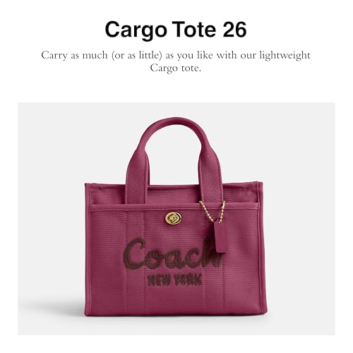 COACH Cargo Tote 26 - Sustainable Canvas Crossbody Bag