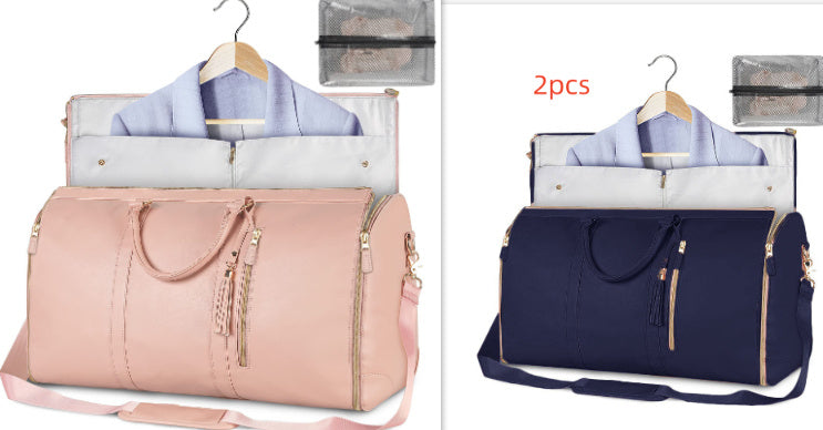 Women’s Large Capacity Travel Duffle Bag – Waterproof Foldable Suit Tote - Dazzling Beauty Solution