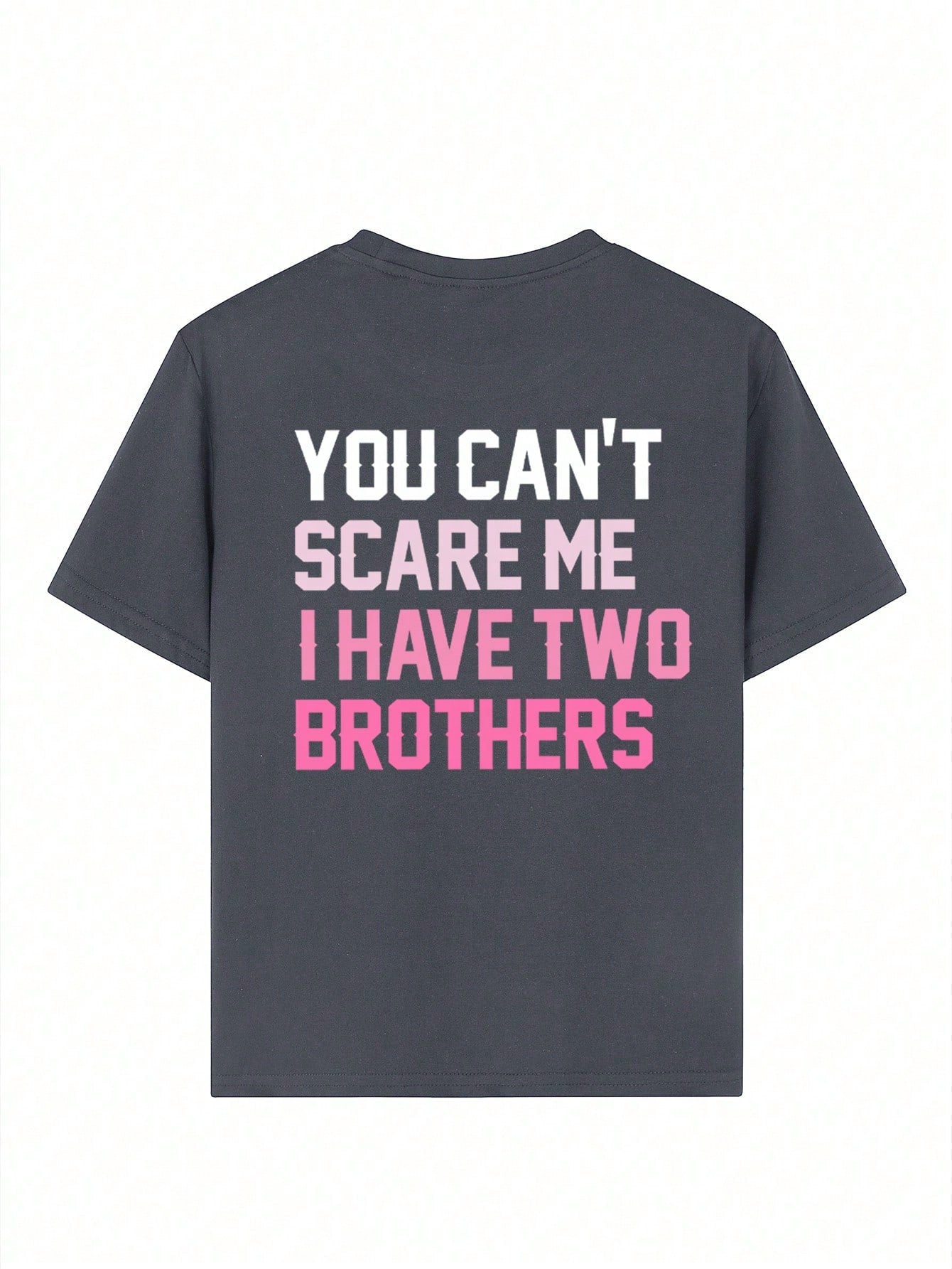 Tween Girl Casual Funny Print Crew Neck Short Sleeve T-Shirt Top, Summer