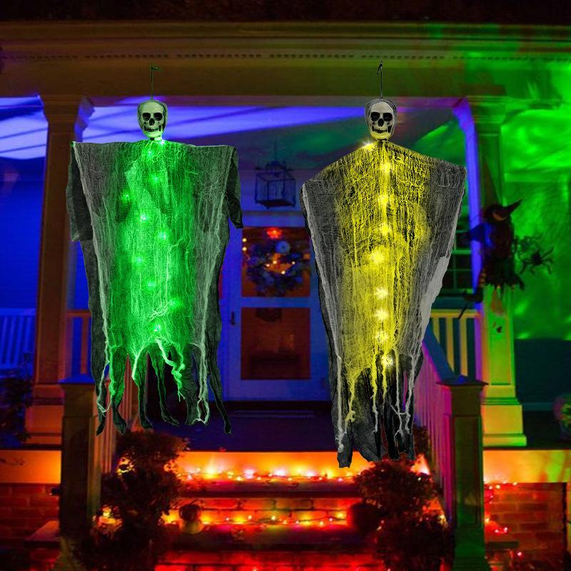 Halloween Decorations Horror Hanging Ghost Skull Skeleton Prop Perfect For Home Outdoor Yard Party Supplies Festival Decorations - Dazzling Beauty Solution