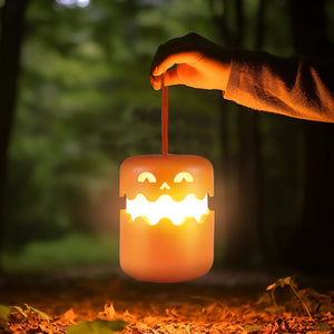 Halloween Pumpkin Foldable Night Lamp – Portable Small LED Light - Dazzling Beauty Solution