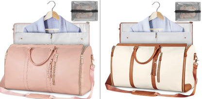 Women’s Large Capacity Travel Duffle Bag – Waterproof Foldable Suit Tote - Dazzling Beauty Solution
