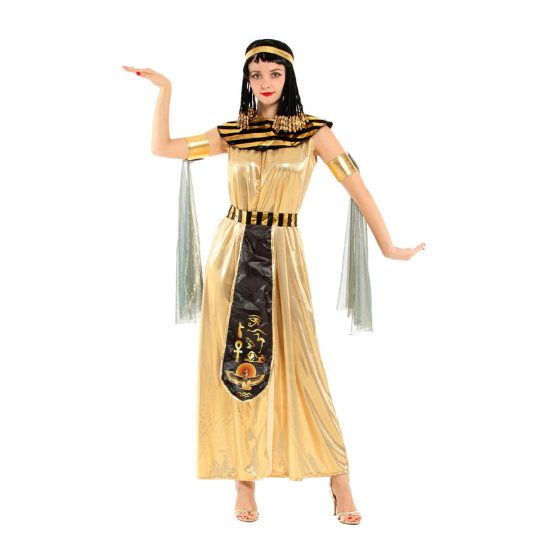 Halloween Cosplay Costume Masquerade Cleopatra Costumes Indian Queen Princess Costumes - Dazzling Beauty Solution