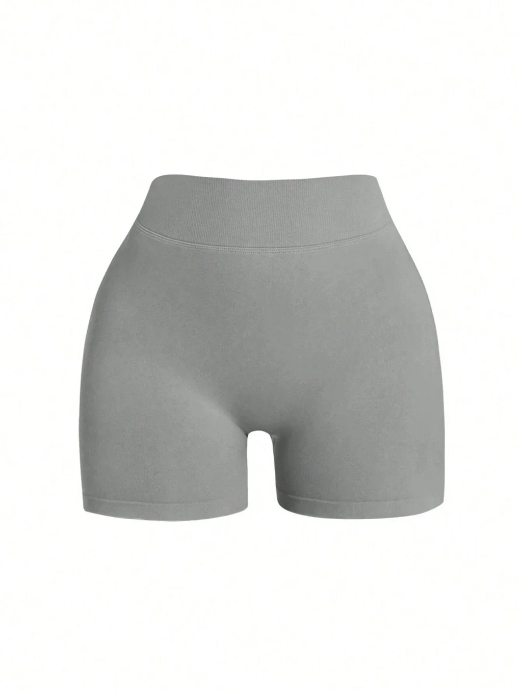 Women'S Plain Seamless V-Waist Daily Fitness Sports Shortswomen Sweat Short, Gym Short, Biker Short - Dazzling Beauty Solution