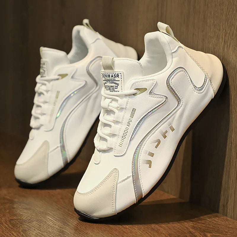 Fashion Colorblock Lace-up Sneakers For Men Breathable Low-top Dad Shoes Running Walking Sports Shoes - Dazzling Beauty Solution