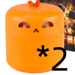 Halloween Pumpkin Foldable Night Lamp – Portable Small LED Light - Dazzling Beauty Solution