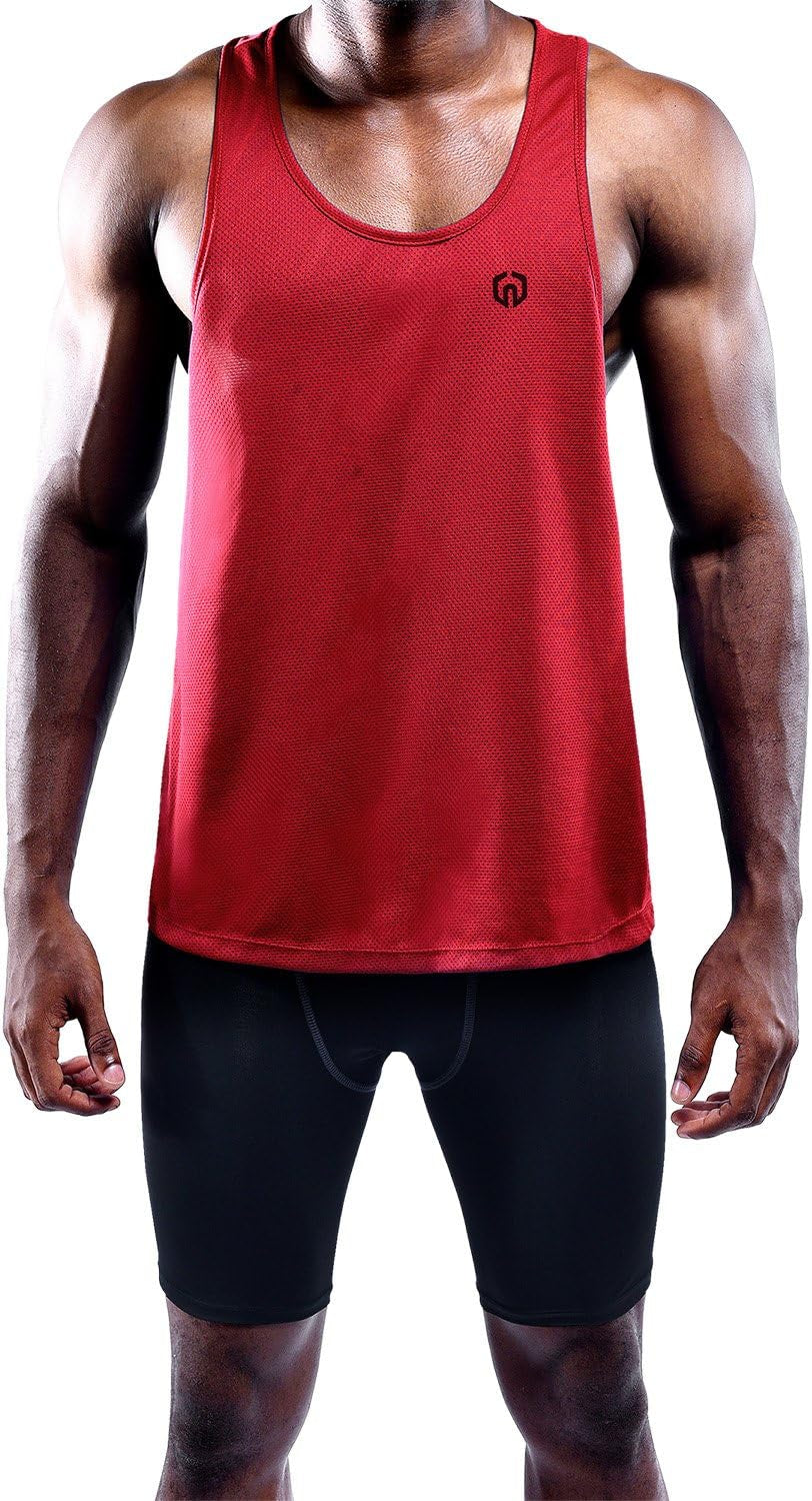 Men'S 3 Pack Dry Fit Y-Back Muscle Tank Top