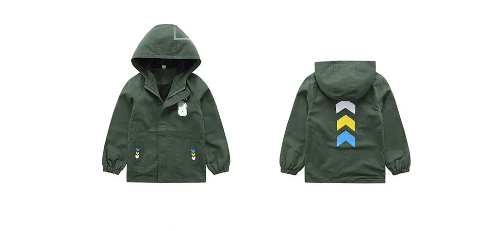 Kids Winter Windbreaker Jacket | Warm Velvet Coat for Boys - Dazzling Beauty Solution