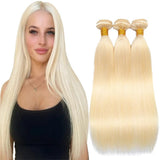 YOUNGHANN Brazilian P4/613 Body Wave Human Hair Bundles – Highlight Blonde Virgin Hair