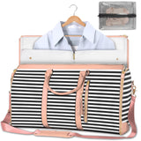 Women’s Large Capacity Travel Duffle Bag – Waterproof Foldable Suit Tote - Dazzling Beauty Solution