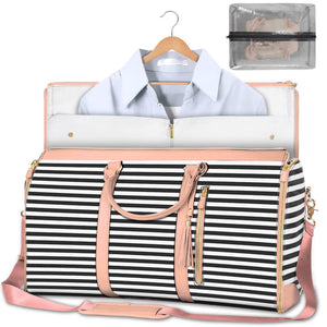 Women’s Large Capacity Travel Duffle Bag – Waterproof Foldable Suit Tote - Dazzling Beauty Solution