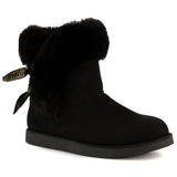 Juicy Couture Women's Slip-On Winter Snow Boots | Faux Fur Lined | Warm Fashion Booties | Sizes 5–12