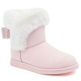 Juicy Couture Women's Slip-On Winter Snow Boots | Faux Fur Lined | Warm Fashion Booties | Sizes 5–12