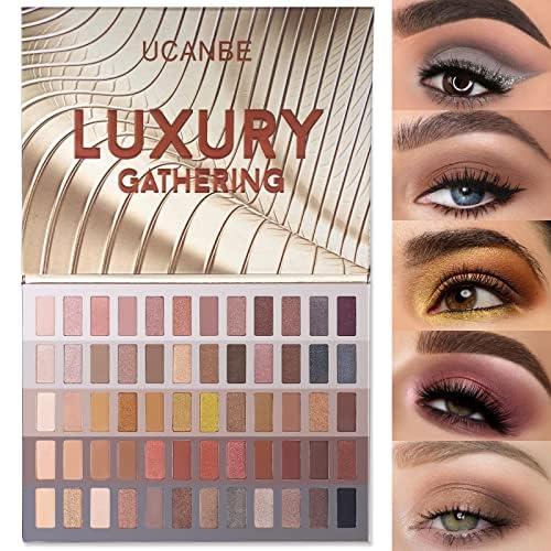 UCANBE 86-Shade Eyeshadow Palette – Ultra Pigmented Matte & Shimmer Makeup Set