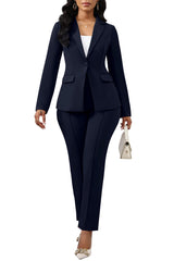 Women’s 2-Piece Blazer Pant Suit – Sleek Power Set
