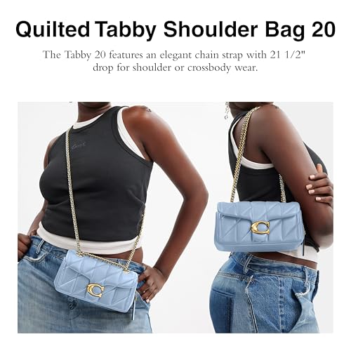 New 2026 COACH Quilted Leather Tabby 20 Shoulder Bag – Timeless Icon