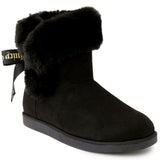 Juicy Couture Women's Slip-On Winter Snow Boots | Faux Fur Lined | Warm Fashion Booties | Sizes 5–12
