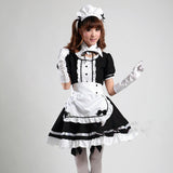 Black and white maid anime costume - Dazzling Beauty Solution