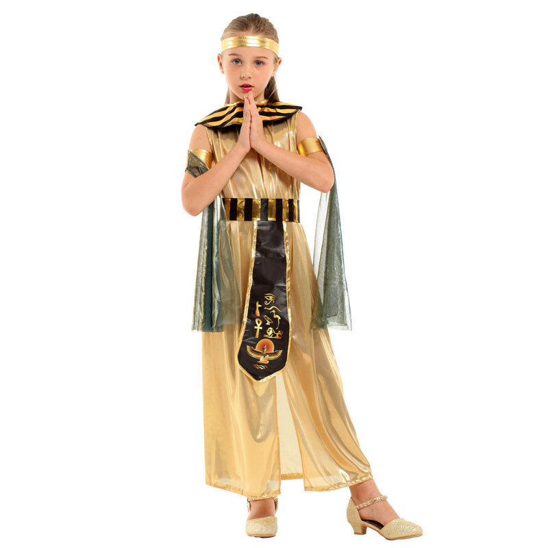 Halloween Cosplay Costume Masquerade Cleopatra Costumes Indian Queen Princess Costumes - Dazzling Beauty Solution