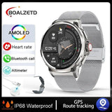 1.85" Ultra HD Smartwatch GPS Bluetooth Call Health Monitoring Watch Gym Gift