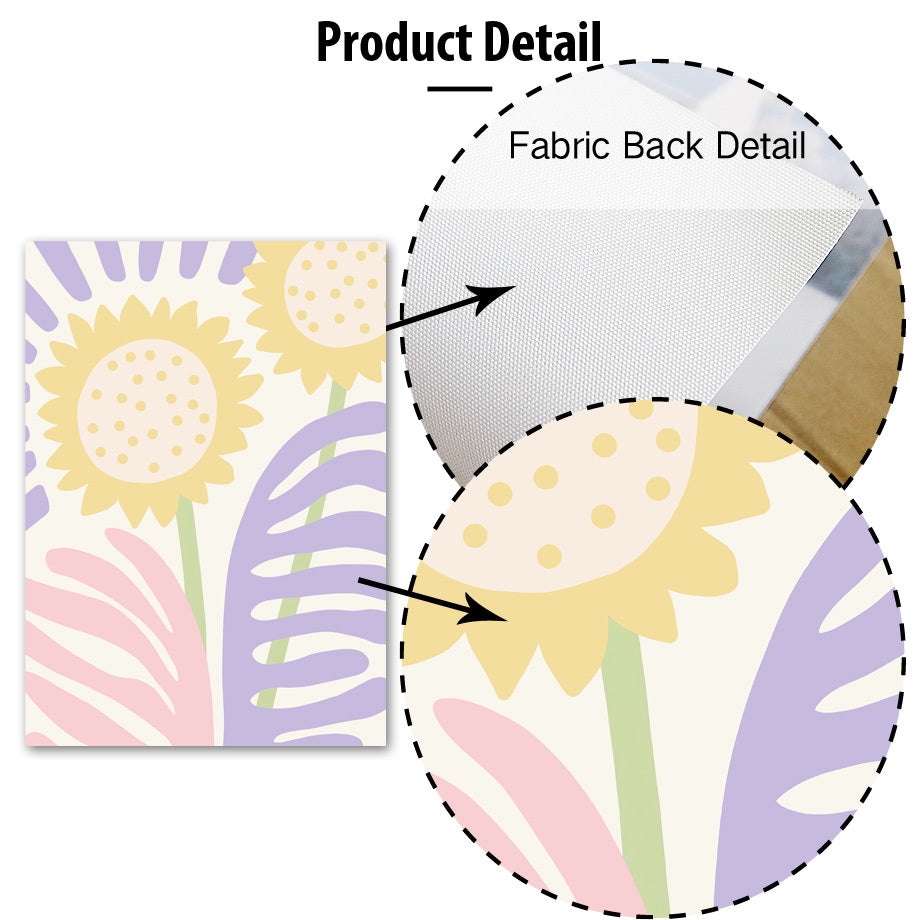 Rainbow Sunflower Wall Art Canvas Painting - Dazzling Beauty Solution