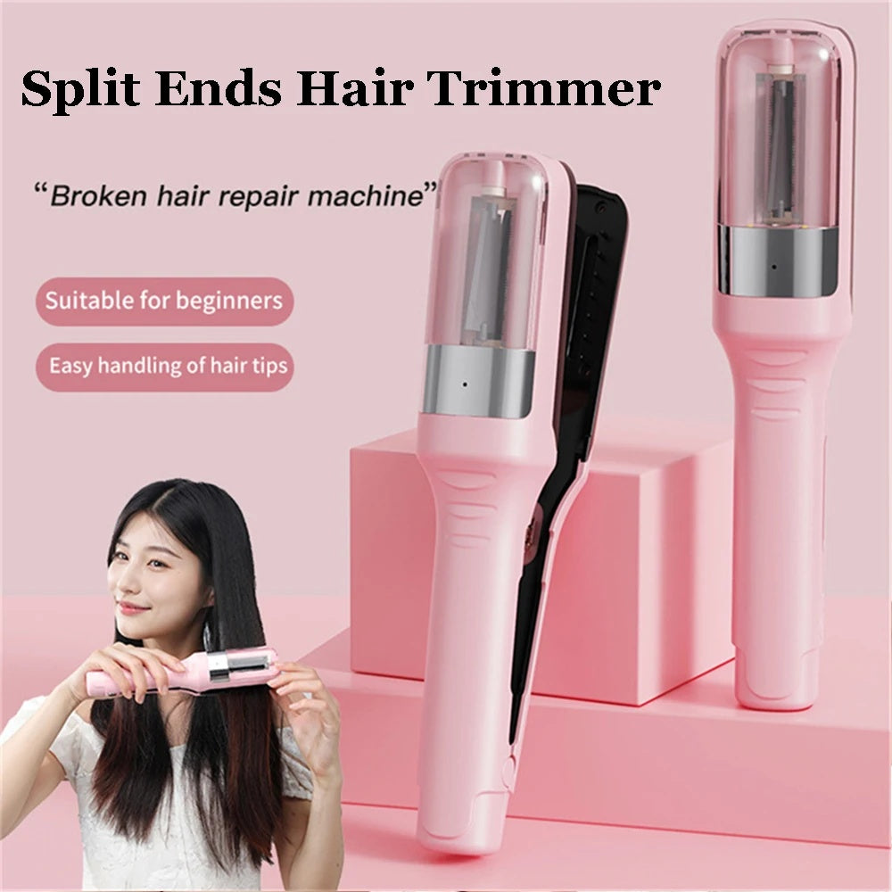 Rechargeable Split End Hair Trimmer – Safe, Fast & Easy Repair - Dazzling Beauty Solution