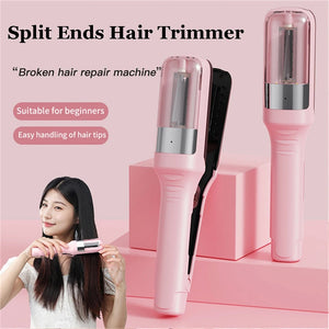 Rechargeable Split End Hair Trimmer – Safe, Fast & Easy Repair - Dazzling Beauty Solution